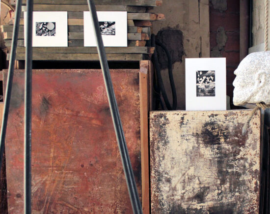 exposition  à l'atelier de Yannick Vey, sept 2025