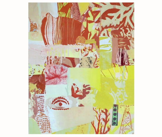 Technique mixte sur papier,  48x61 cm, 2021
