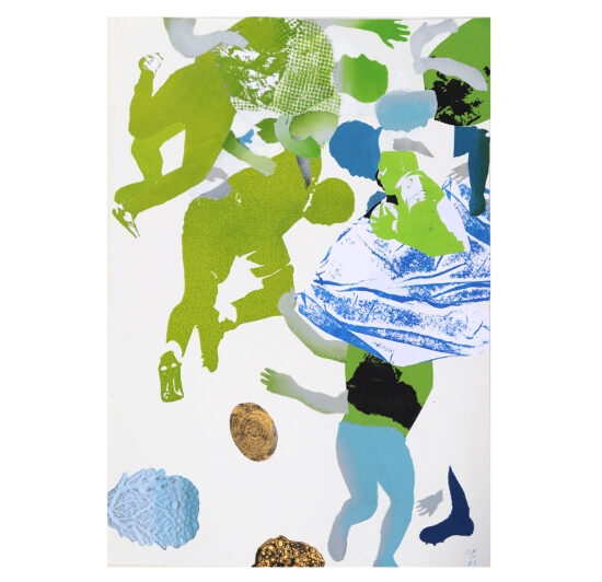 technique mixte sur papier, 51x36 cm, 2023